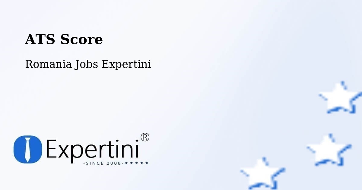 Resume ATS Score & Job Description Match Tool – Bușca - Romania Jobs Expertini