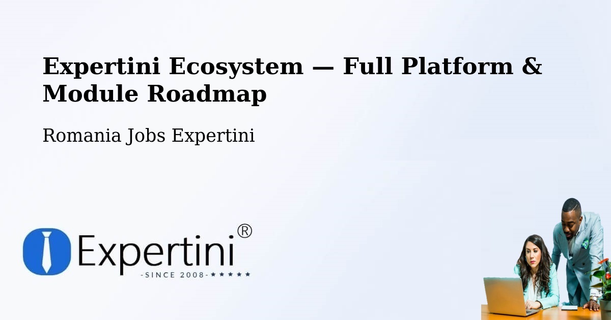 Expertini Ecosystem — Full Platform & Module Roadmap – Bușca